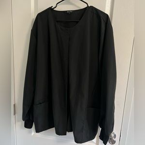 Women’s Black Scrub Top Jacket
